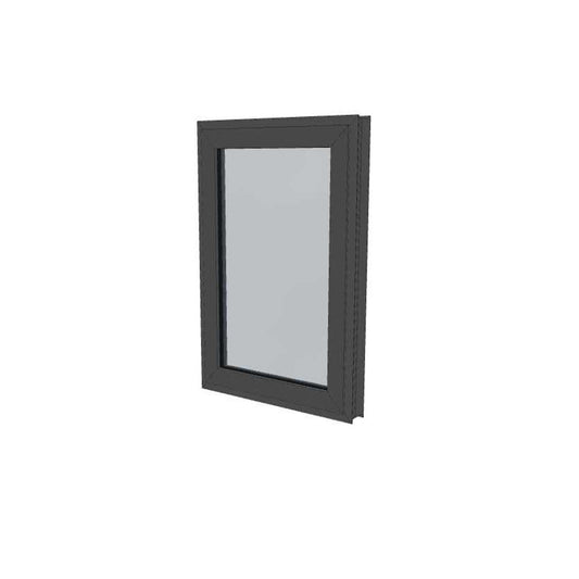 Black Awning Window - 1200h X 850w - EV50 Clear Tgh Double Glazed