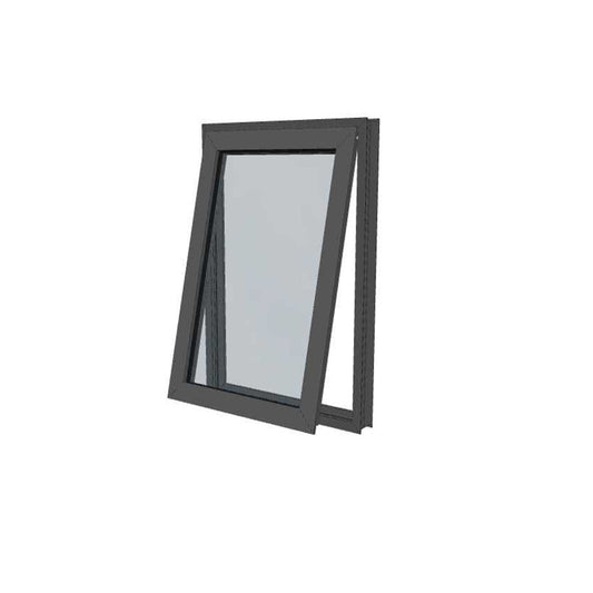 Black Awning Window - 1200h X 850w - EV50 Clear Tgh Double Glazed