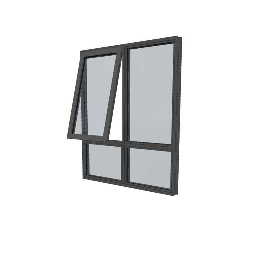 Black Awning Window - 2057h X 2390w - DJEV50 Clear Tgh Double Glazed