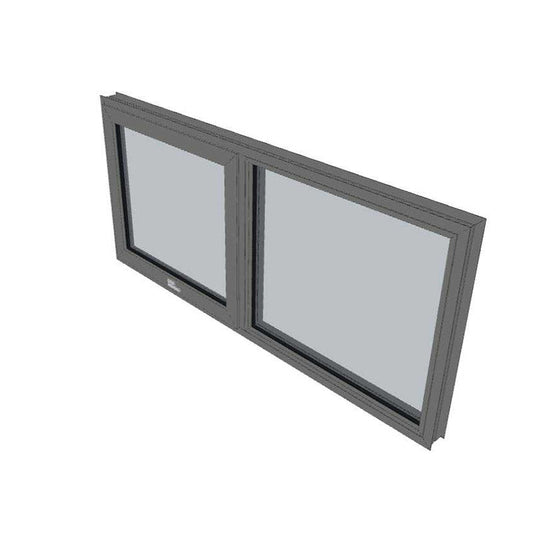 Black Awning Window 1495h x 1795w Double Glazed
