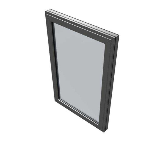 Black Awning Window 1495h x 1195w Double Glazed (Hook Hinged)