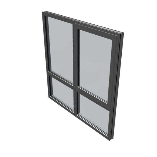 Black Awning Window 2057h x 1495w - DJEV50 - Double Glazed