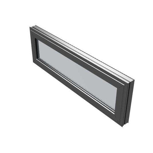 Black Awning Window 600h x 1795w Double Glazed + 40mm added to height and width