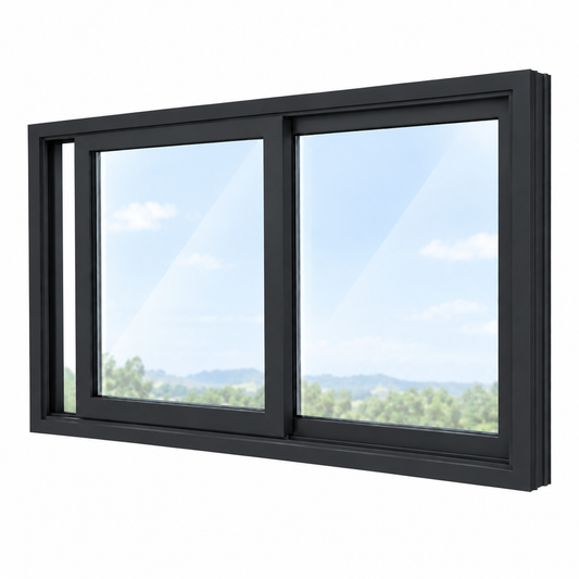 Black Sliding Window - 595h X 1795w - LH Opening