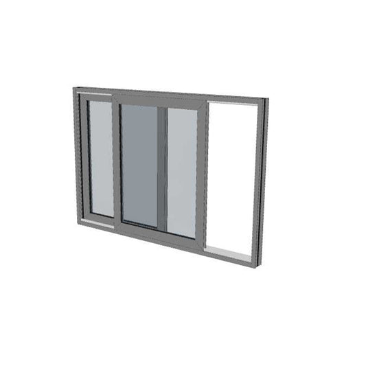 Monument Sliding Window 1520h x 1420w Double Glazed with Sliding Screen