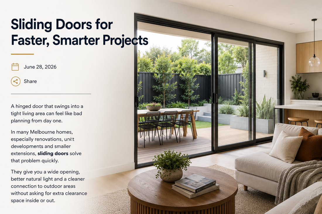 Sliding Doors for Faster, Smarter Projects