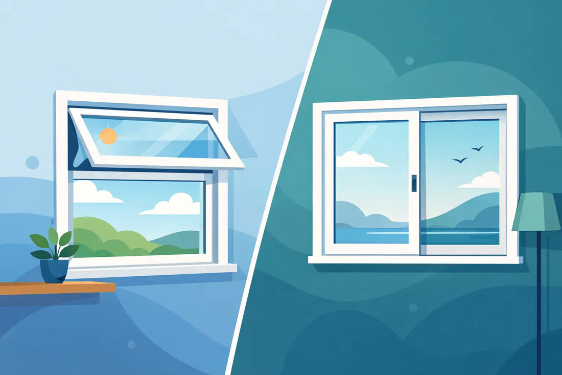 Awning Windows vs Sliding Windows Compared