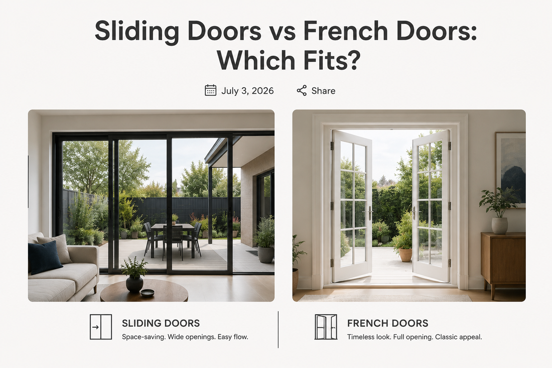 Sliding Doors vs French Doors: Which Fits?