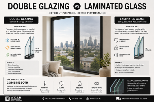 Double Glazing vs Laminated Glass for Homes