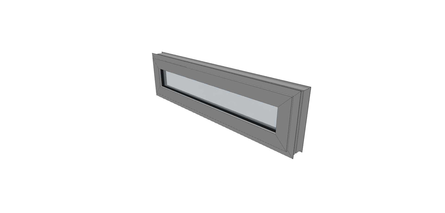 Black Awning Window - 895h X 1195w - EV50  Clear Tgh Double Glazed