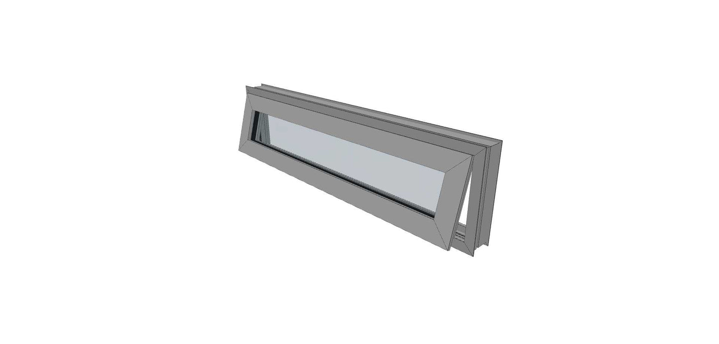 Black Awning Window - 895h X 1195w - EV50  Clear Tgh Double Glazed