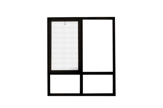 Black Awning Window 1795h x 1795w Double Glazed