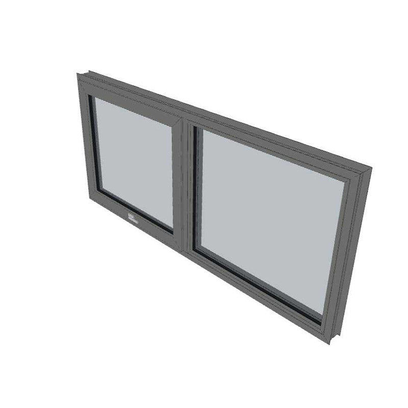Black Awning Window 1495h x 1795w Double Glazed