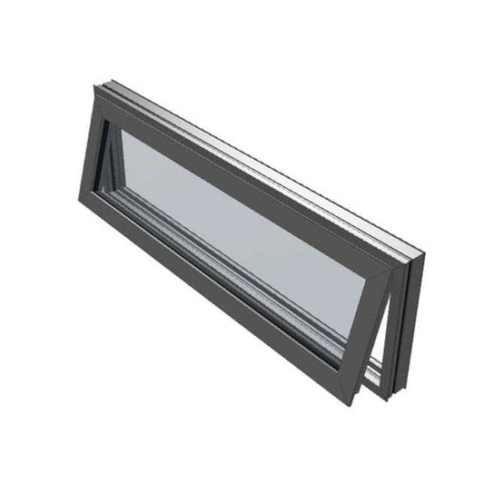 Black Awning Window 600h x 1795w Double Glazed + 40mm added to height and width