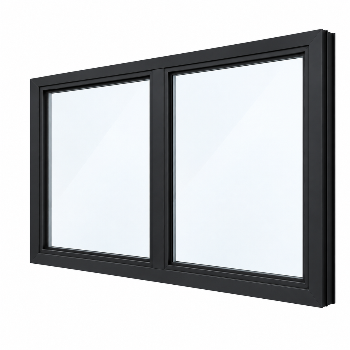 Black Awning Window 1495h x 1495w Double Glazed