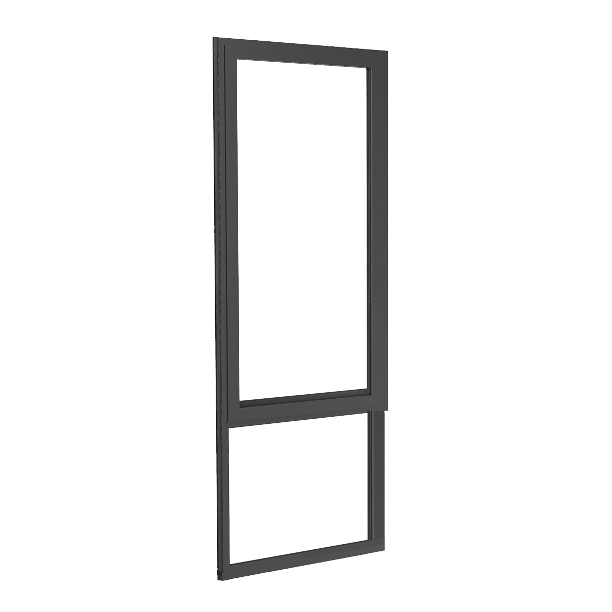Windows instock Aluminium Awning Window 595-1430 Black Double Glazed 5-8-5