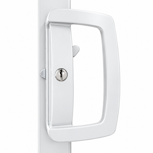 White Sliding  Door - 2095h X 1795w - LH Opening